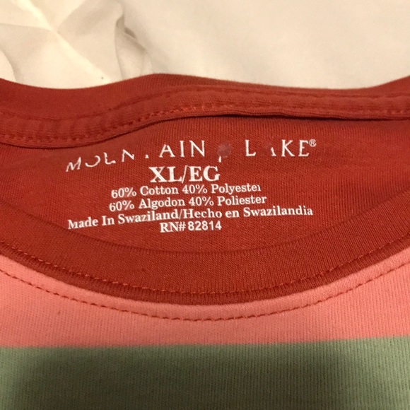Size xl orange green multi top by Mountain Lake - Picture 2 of 5